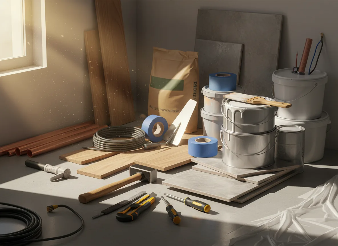 AI-generated illustration of a renovation